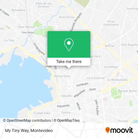 My Tiny Way map