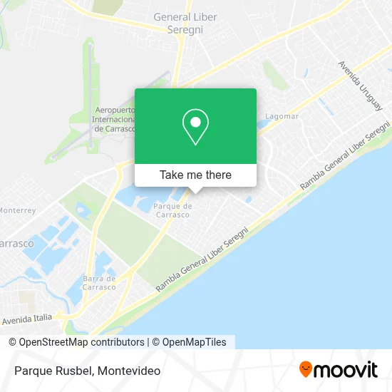 Parque Rusbel map
