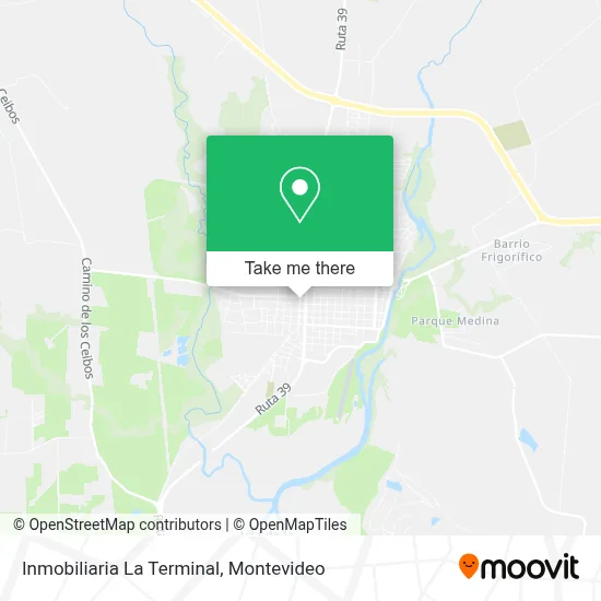 Inmobiliaria La Terminal map