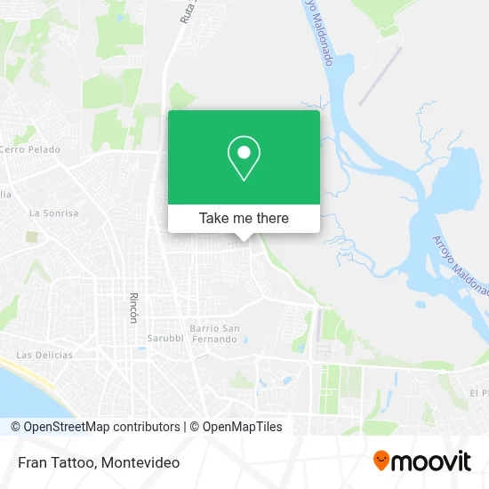 Fran Tattoo map