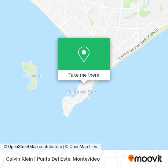 Calvin Klein | Punta Del Este map