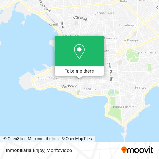 Inmobiliaria Enjoy map
