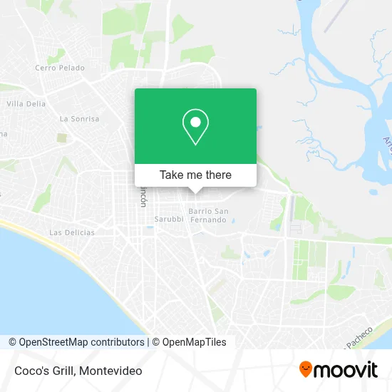 Coco's Grill map