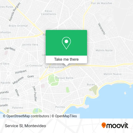 Service Sl map