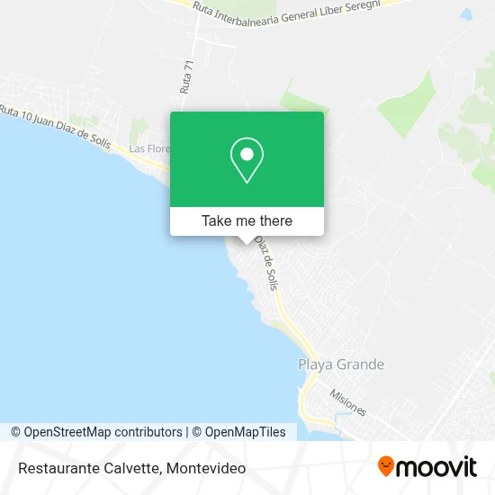 Restaurante Calvette map