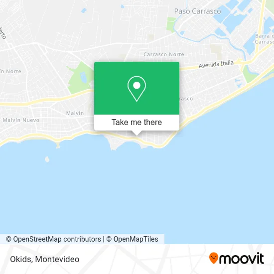 Okids map