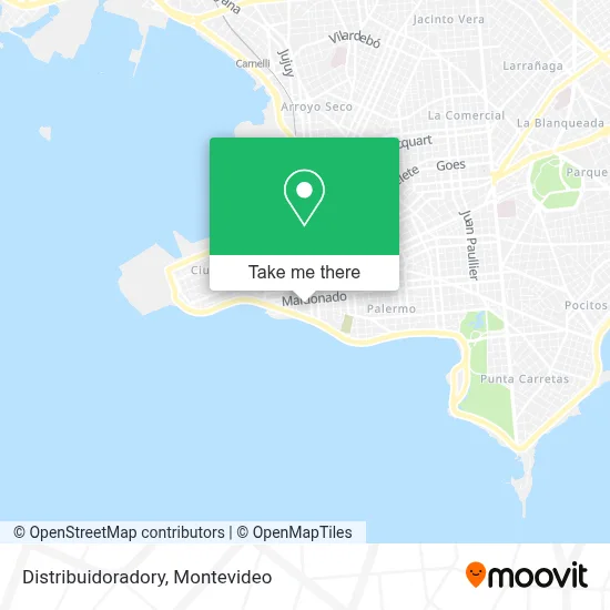 Distribuidoradory map