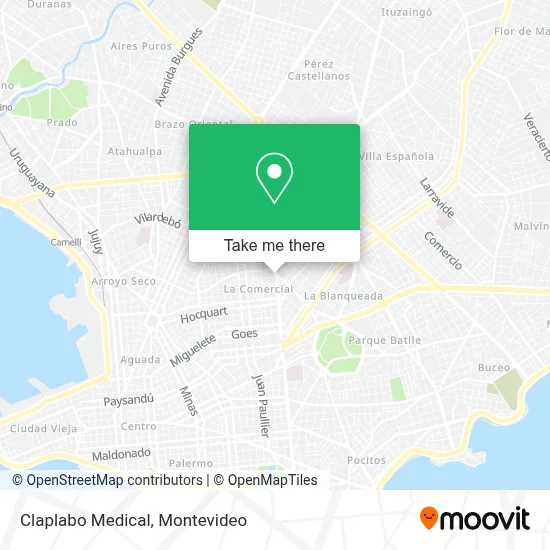 Claplabo Medical map