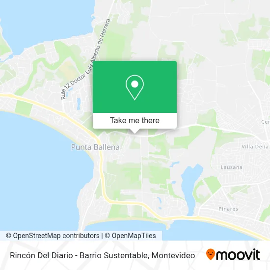 Rincón Del Diario - Barrio Sustentable map