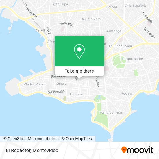 El Redactor map