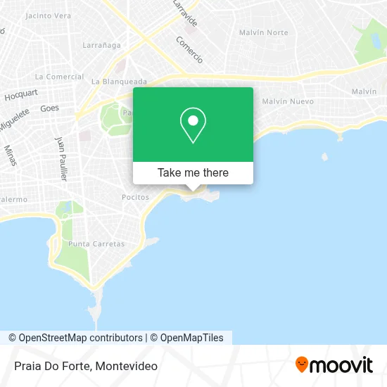 Praia Do Forte map