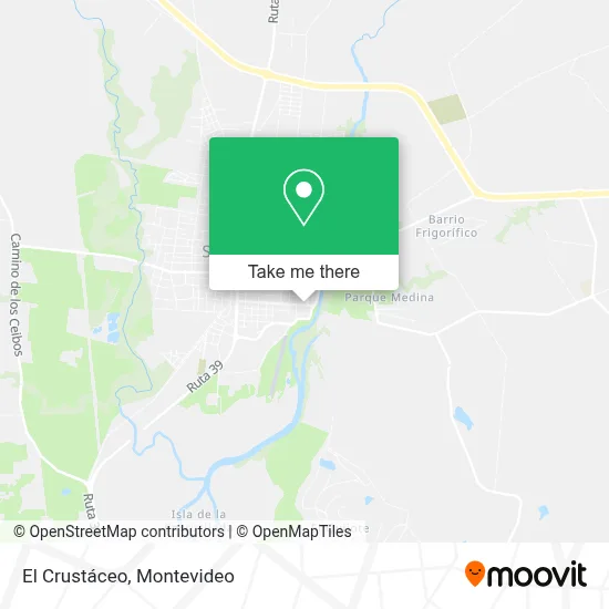 El Crustáceo map