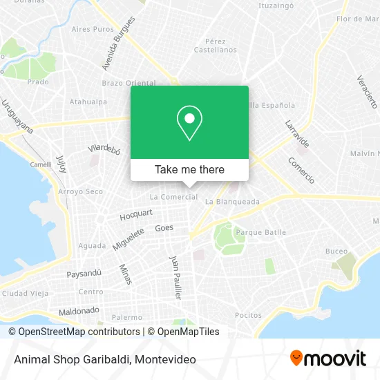 Animal Shop Garibaldi map