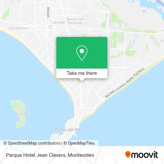 Parque Hotel Jean Clevers map