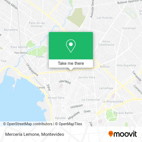 Mercería Lemone map