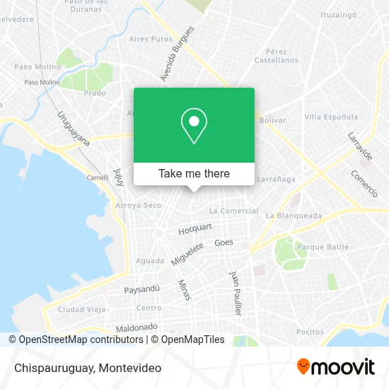 Chispauruguay map