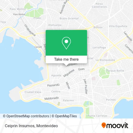 Ceiprin Insumos map