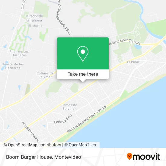 Boom Burger House map