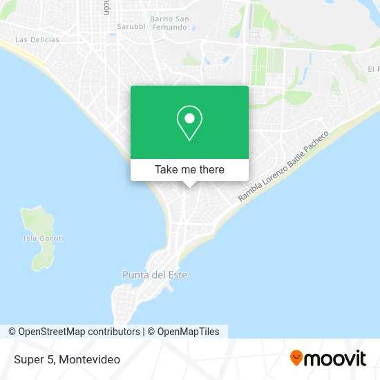 Super 5 map