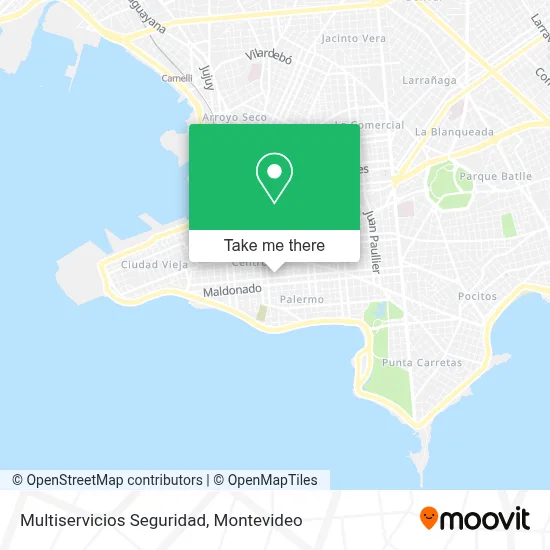 Multiservicios Seguridad map