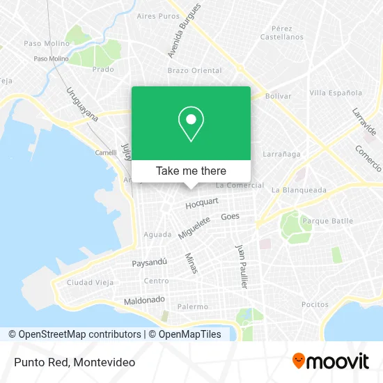 Punto Red map
