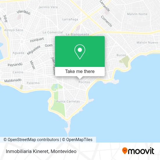 Inmobiliaria Kineret map