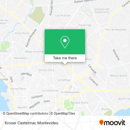 Kroser Castelmar map