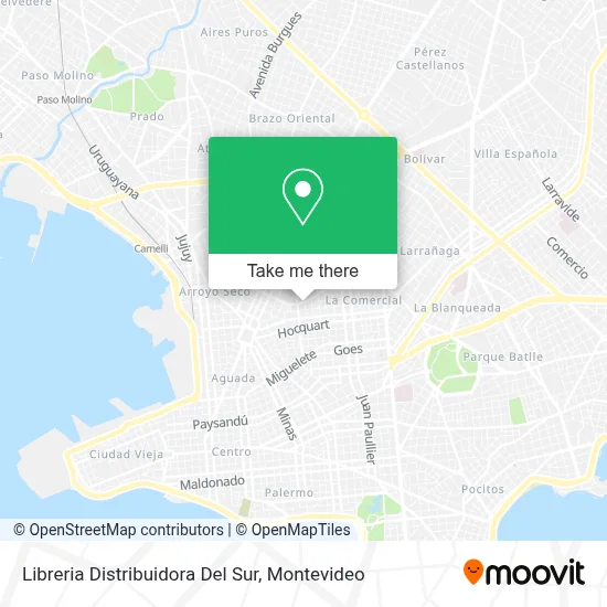 Libreria Distribuidora Del Sur map