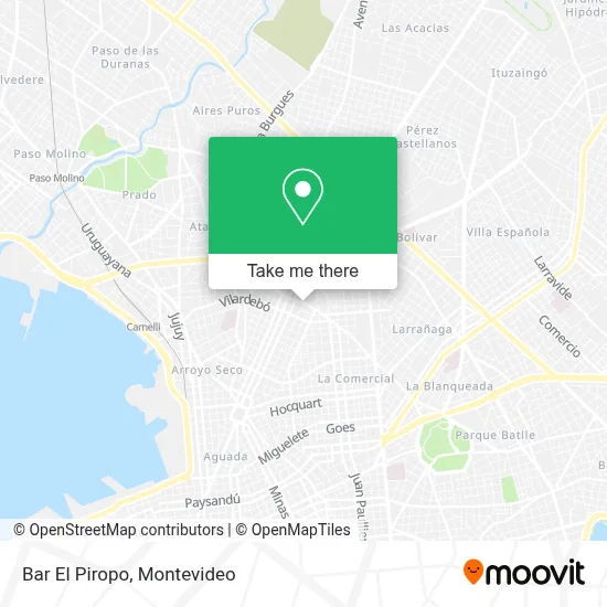 Bar El Piropo map