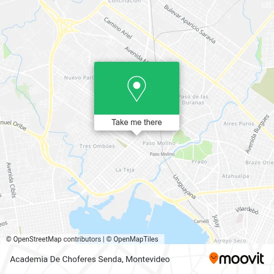 Academia De Choferes Senda map