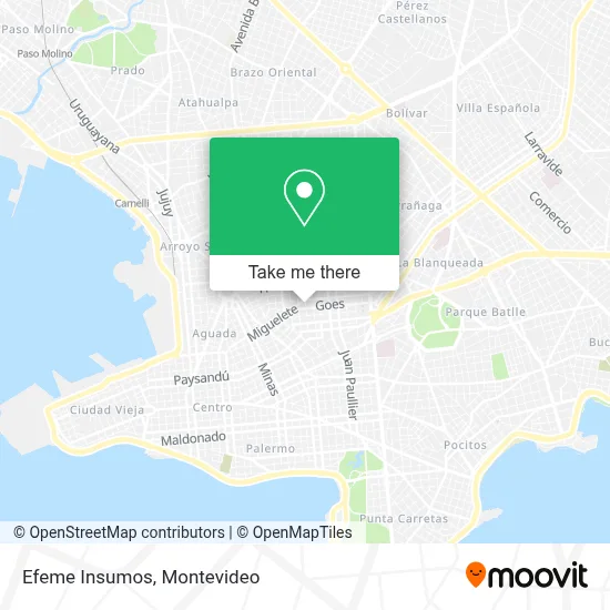 Efeme Insumos map