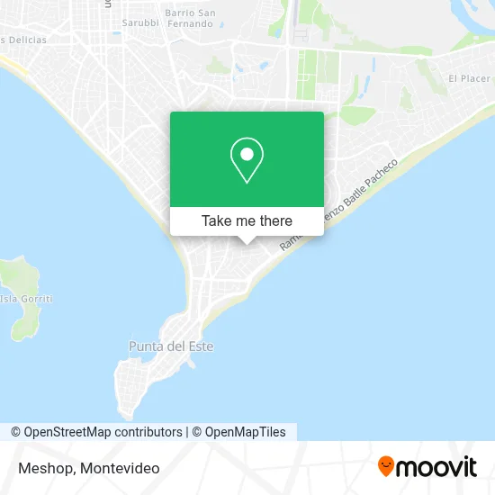 Meshop map