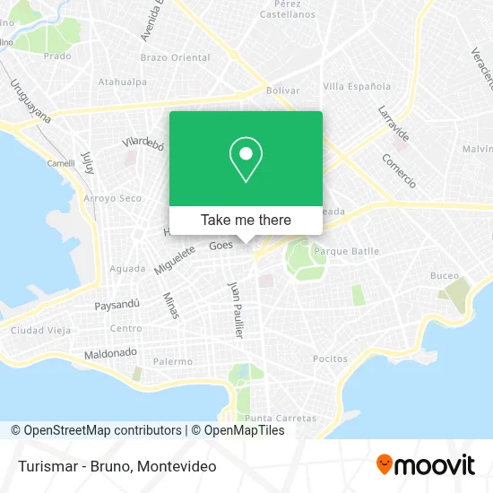 Turismar - Bruno map