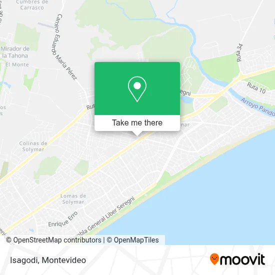 Isagodi map