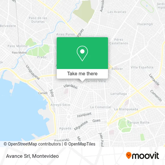 Avance Srl map
