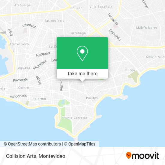 Collision Arts map