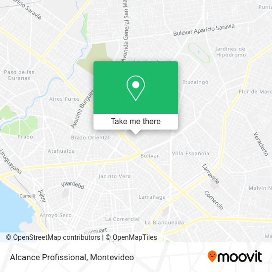 Alcance Profissional map