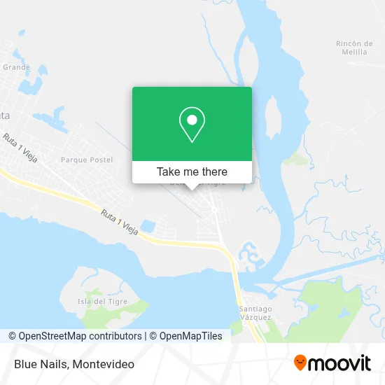 Blue Nails map