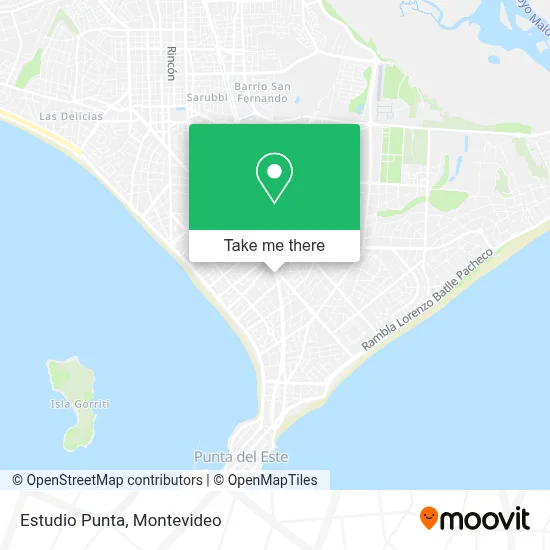 Estudio Punta map
