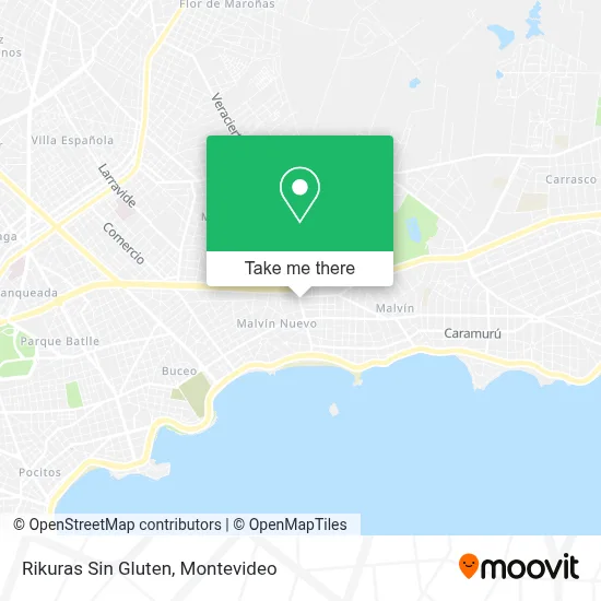 Rikuras Sin Gluten map