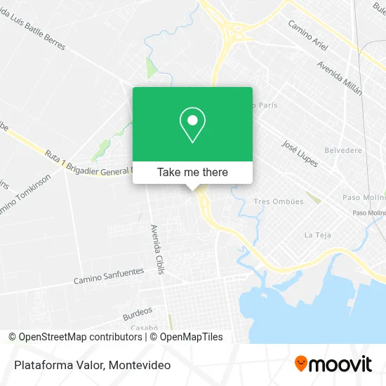 Plataforma Valor map