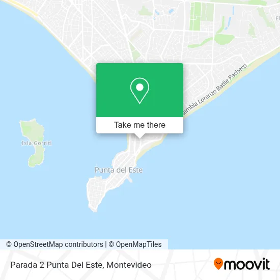 Parada 2 Punta Del Este map
