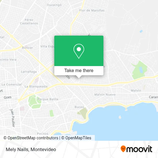 Mely Nails map