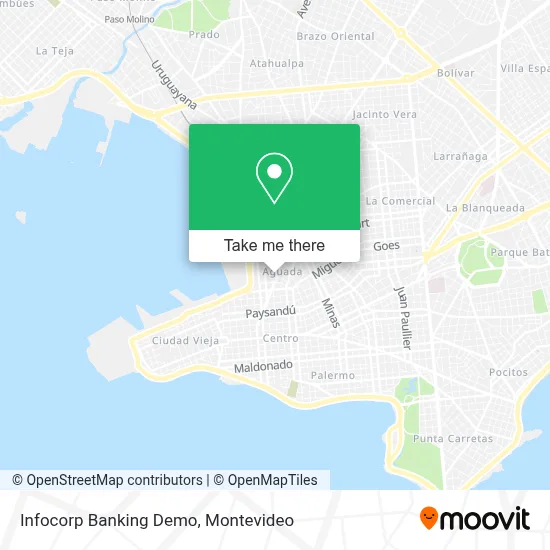 Infocorp Banking Demo map