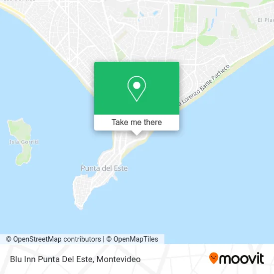 Blu Inn Punta Del Este map