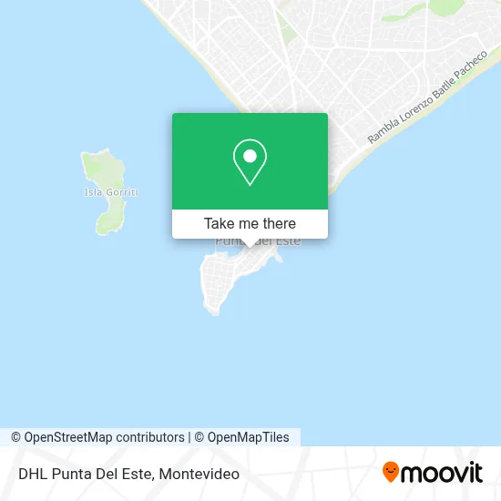 DHL Punta Del Este map