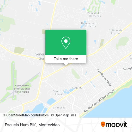 Escuela Hum Bilú map