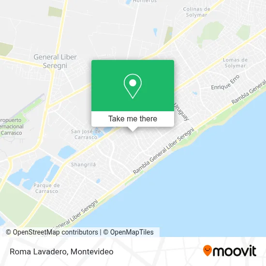 Roma Lavadero map