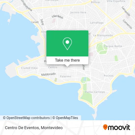 Centro De Eventos map