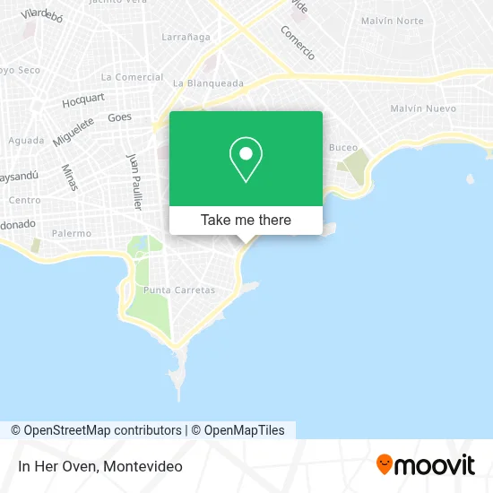 In Her Oven map